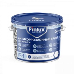 Грунт антикоррозионный Finlux F-1 CorrozoStop для защиты черного металла
