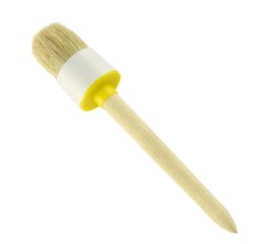 Кисть круглая натуральная щетина Кедр