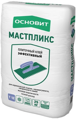 Клей для плитки и керамогранита Основит Мастпликс АС-12 [Т-12]