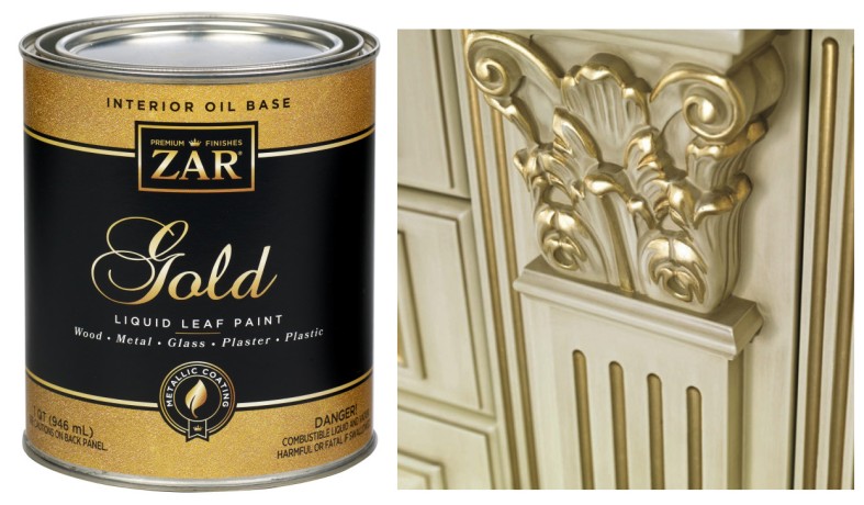 Краска интерьерная декоративная Zar Gold Paint
