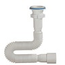 Сифон гофрированный для раковины и мойки с пласт. решеткой 1 1/2"х40/50 мм L 950 мм,пластиковая решетка Orio