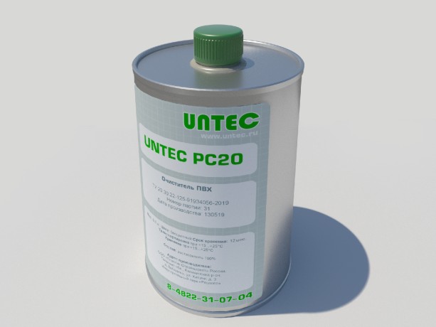Очиститель Universum Untec PC20 для ПВХ на основе растворителя