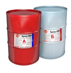 Материал двухкомпонентный на основе поликарбамидов для гидроизоляции Wetisol Spray-300